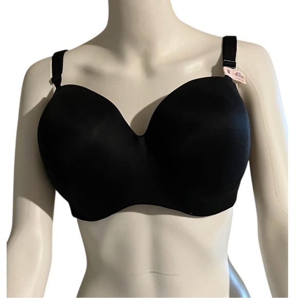 Victoria's Secret Other - Victoria's Secret Bra Body by Victoria Strapless Lined Underwire Black 40DDD